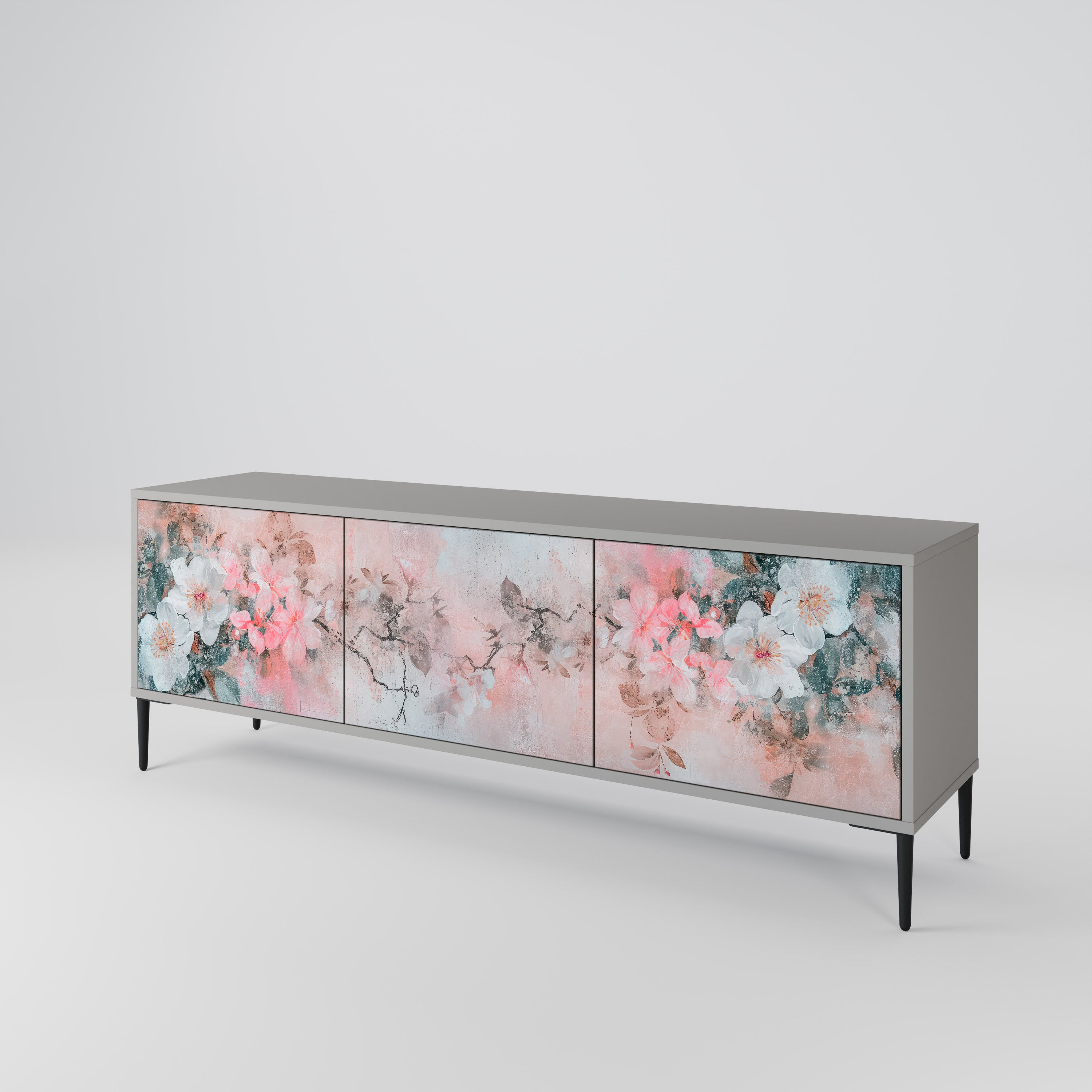 CHERRY BLOSSOM 3-Door TV Cabinet