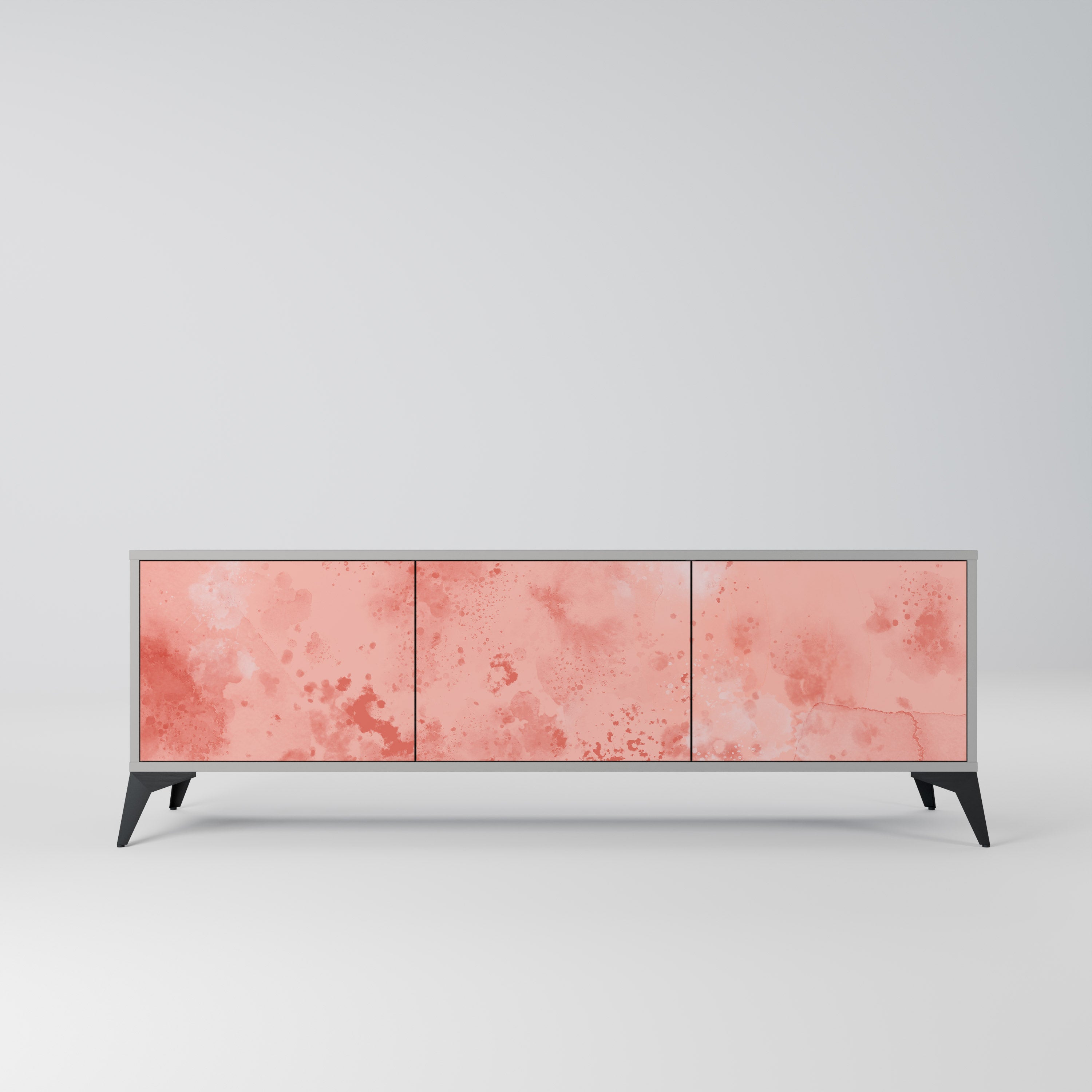 CRANE DANCE TV-Lowboard mit 3 Türen in Grau