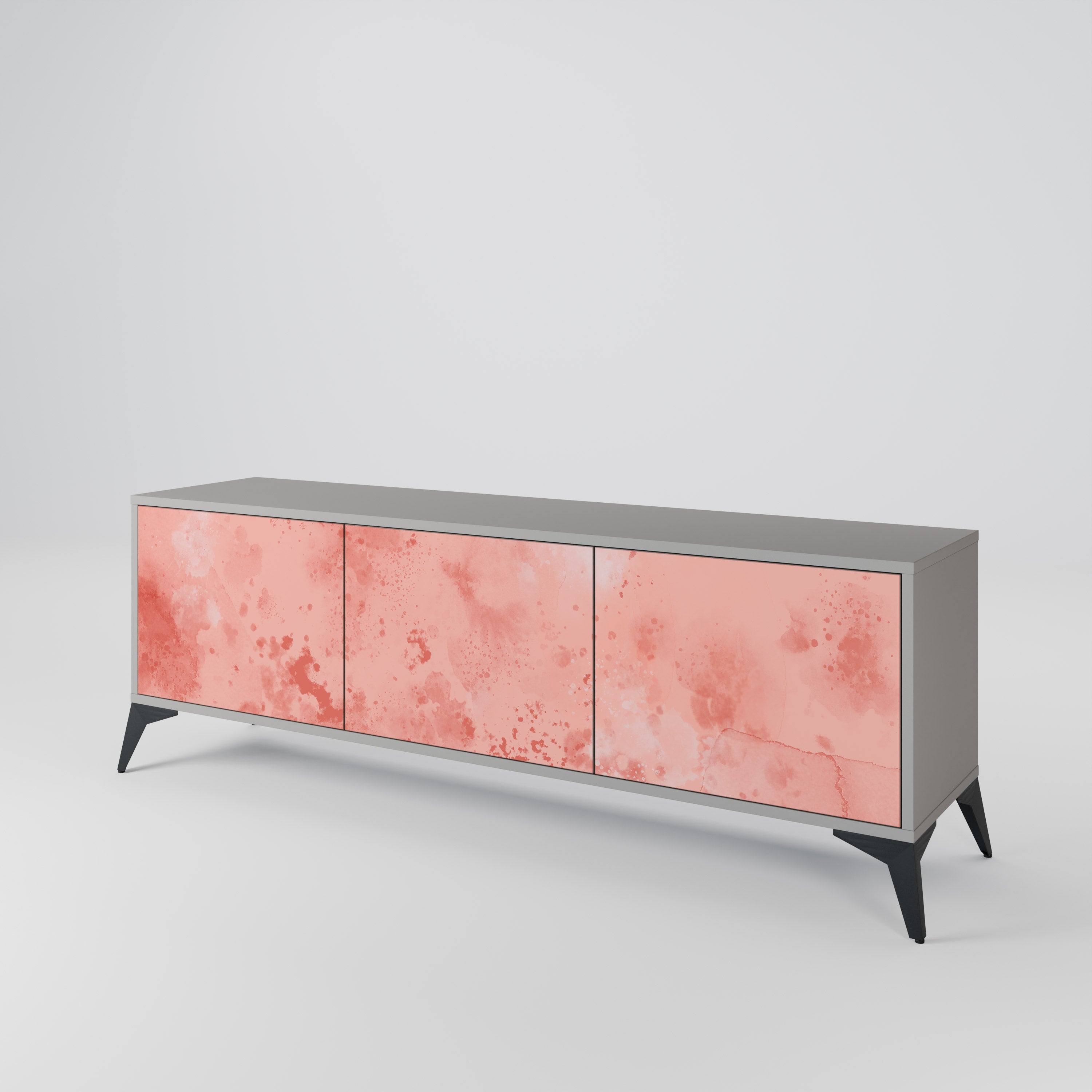 CRANE DANCE TV-Lowboard mit 3 Türen in Grau