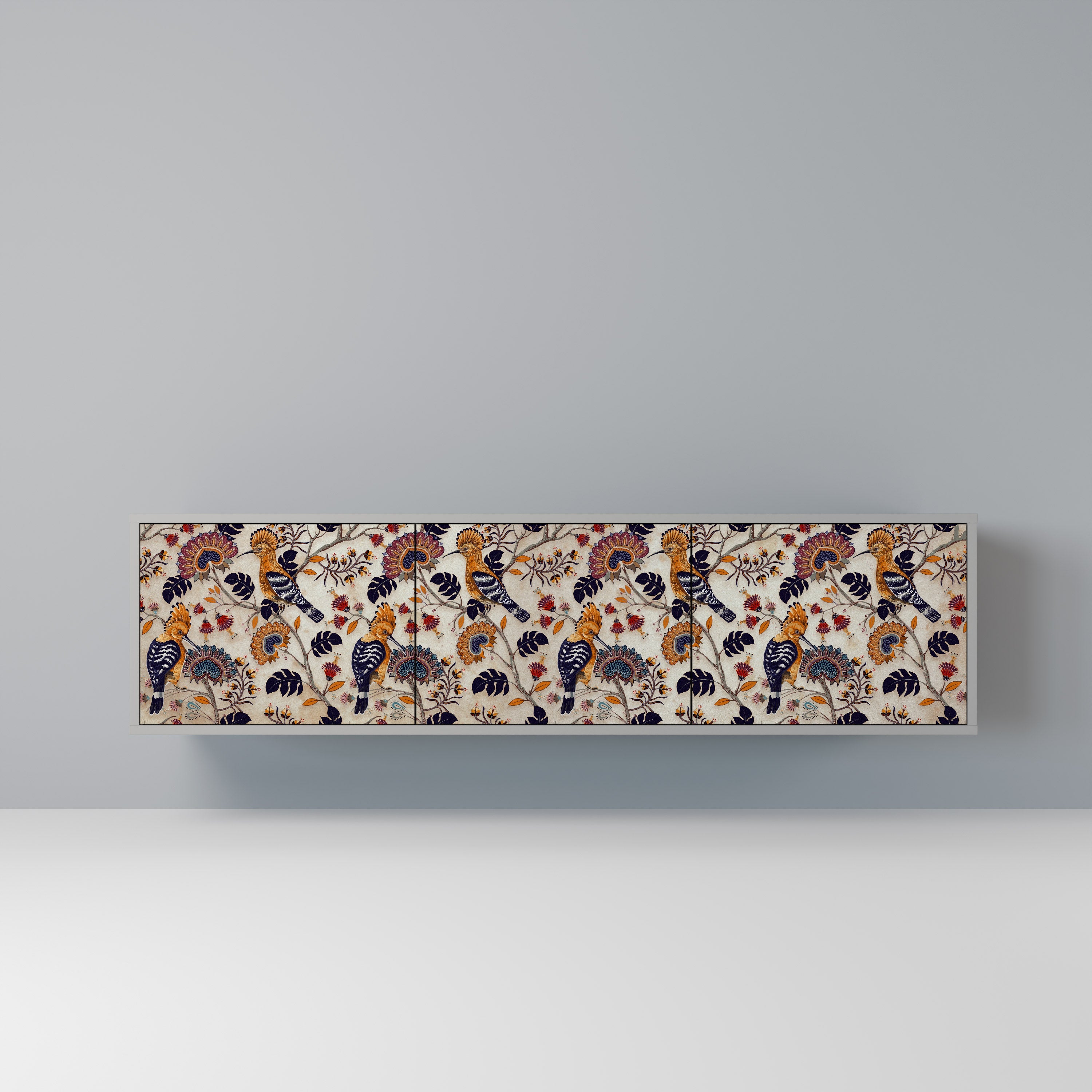 EMINENT HOOPOE TV-Lowboard mit 3 Türen in Grau