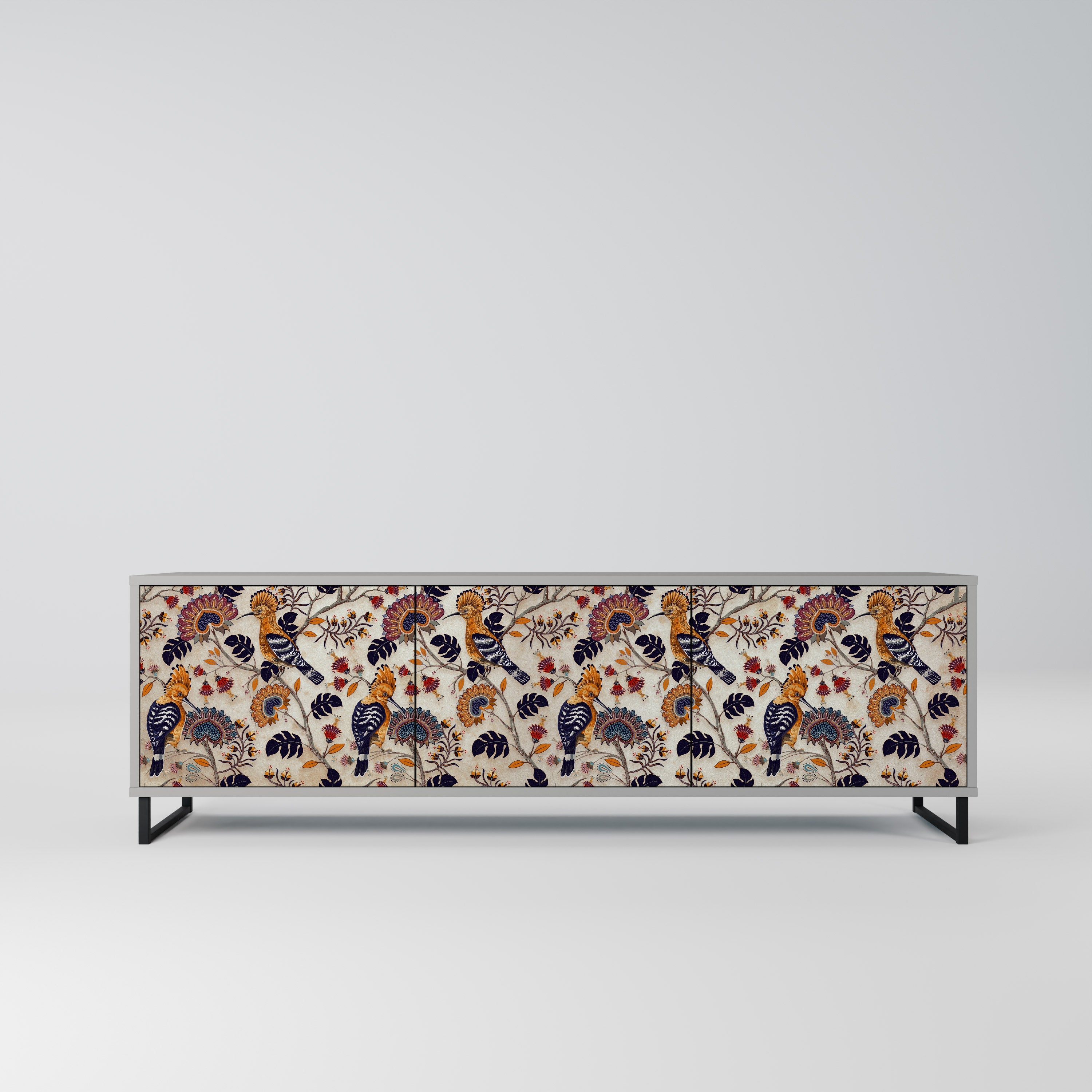 EMINENT HOOPOE TV-Lowboard mit 3 Türen in Grau