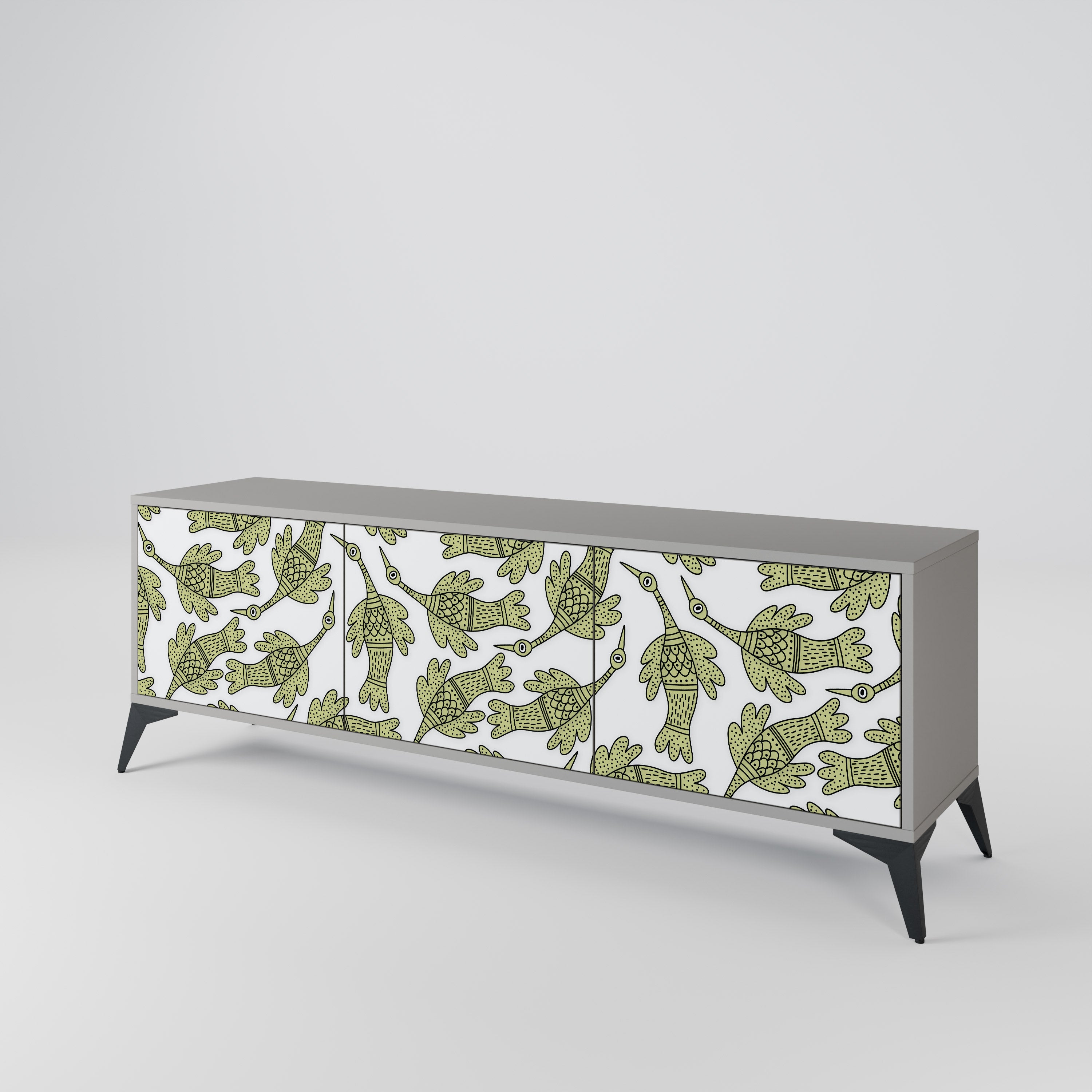 SEEDLING SONGBIRD 3-Door TV Cabinet