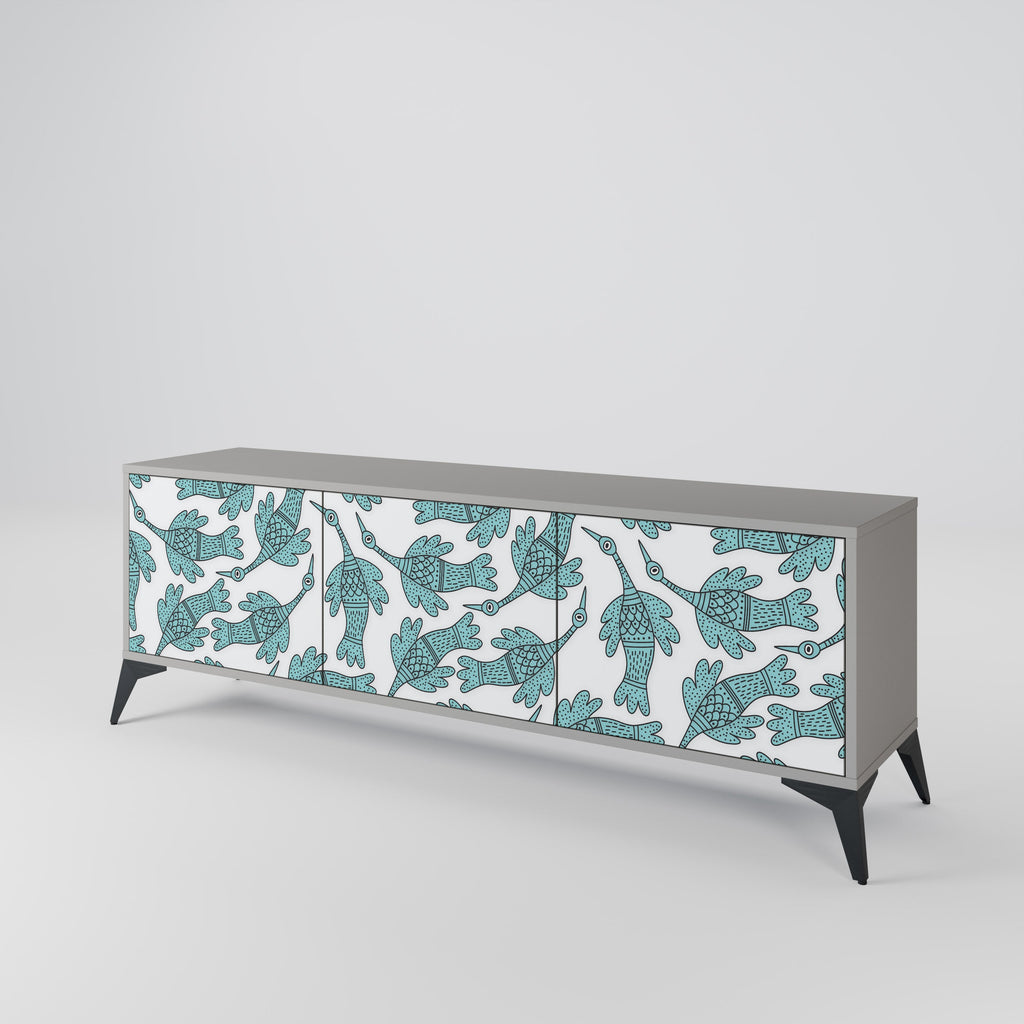 WATERSPOUT SONGIBIRD TV-Lowboard mit 3 Türen in Grau