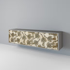 ALMONDINE SONGBIRD TV-Lowboard mit 3 Türen in Grau