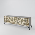 ALMONDINE SONGBIRD TV-Lowboard mit 3 Türen in Grau