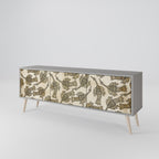 ALMONDINE SONGBIRD TV-Lowboard mit 3 Türen in Grau