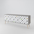 CATS COMPILATION TV-Lowboard mit 3 Türen in Grau