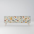 COLORFUL INSECTS TV-Lowboard mit 3 Türen in Grau