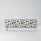 HAPPY HENS TV-Lowboard mit 3 Türen in Grau