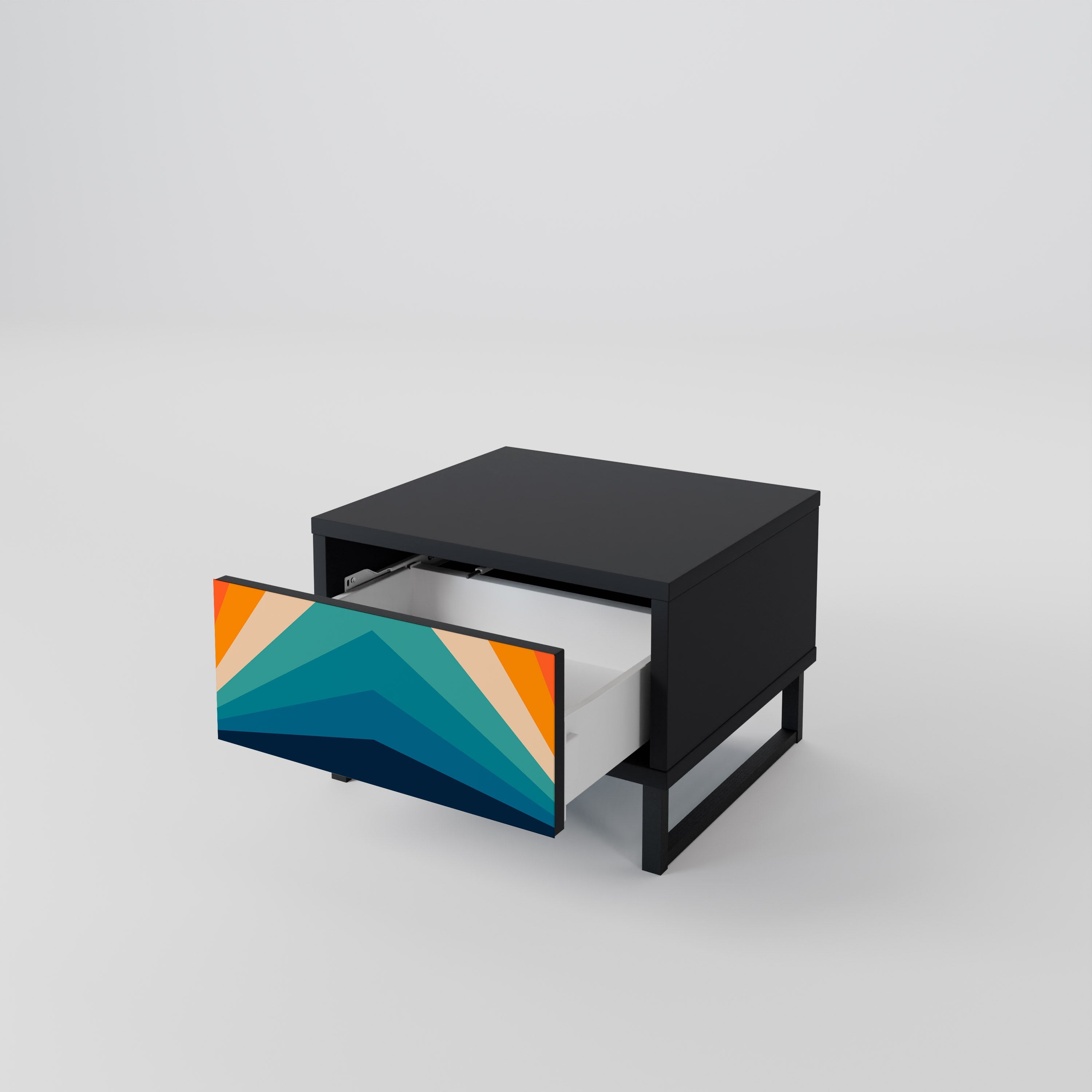 PRISM CONCUSSION Nachttisch in Schwarz