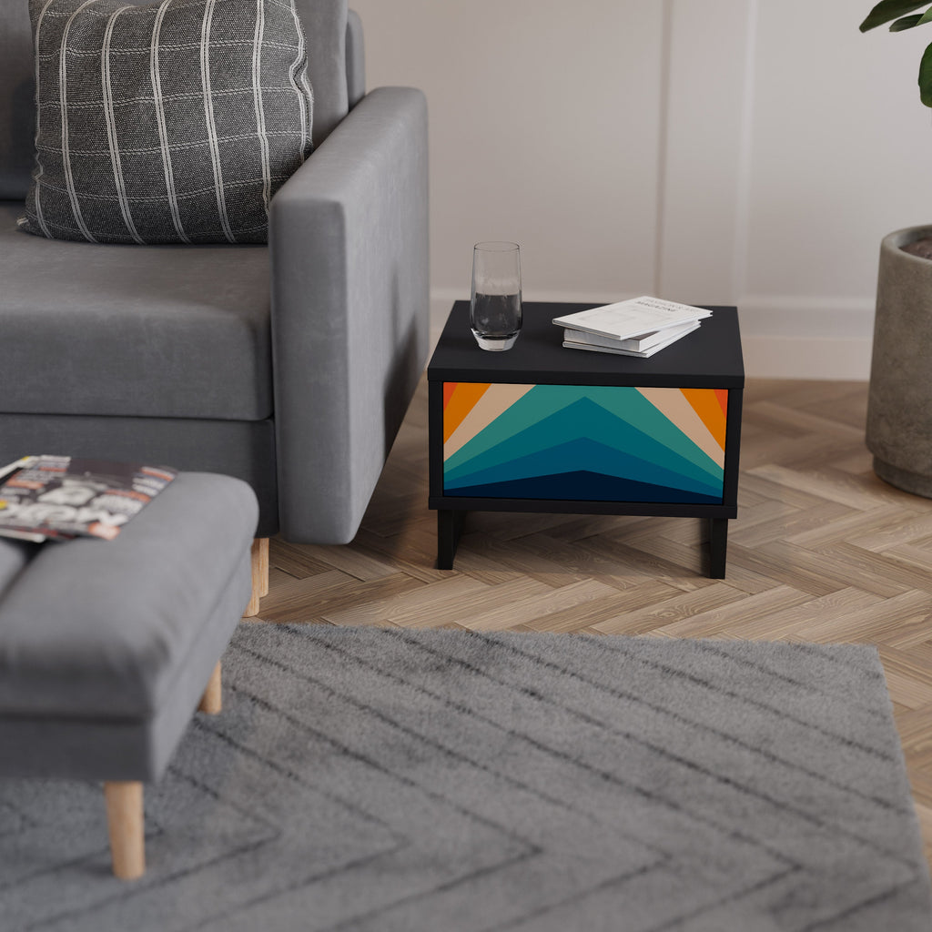 PRISM CONCUSSION Nachttisch in Schwarz