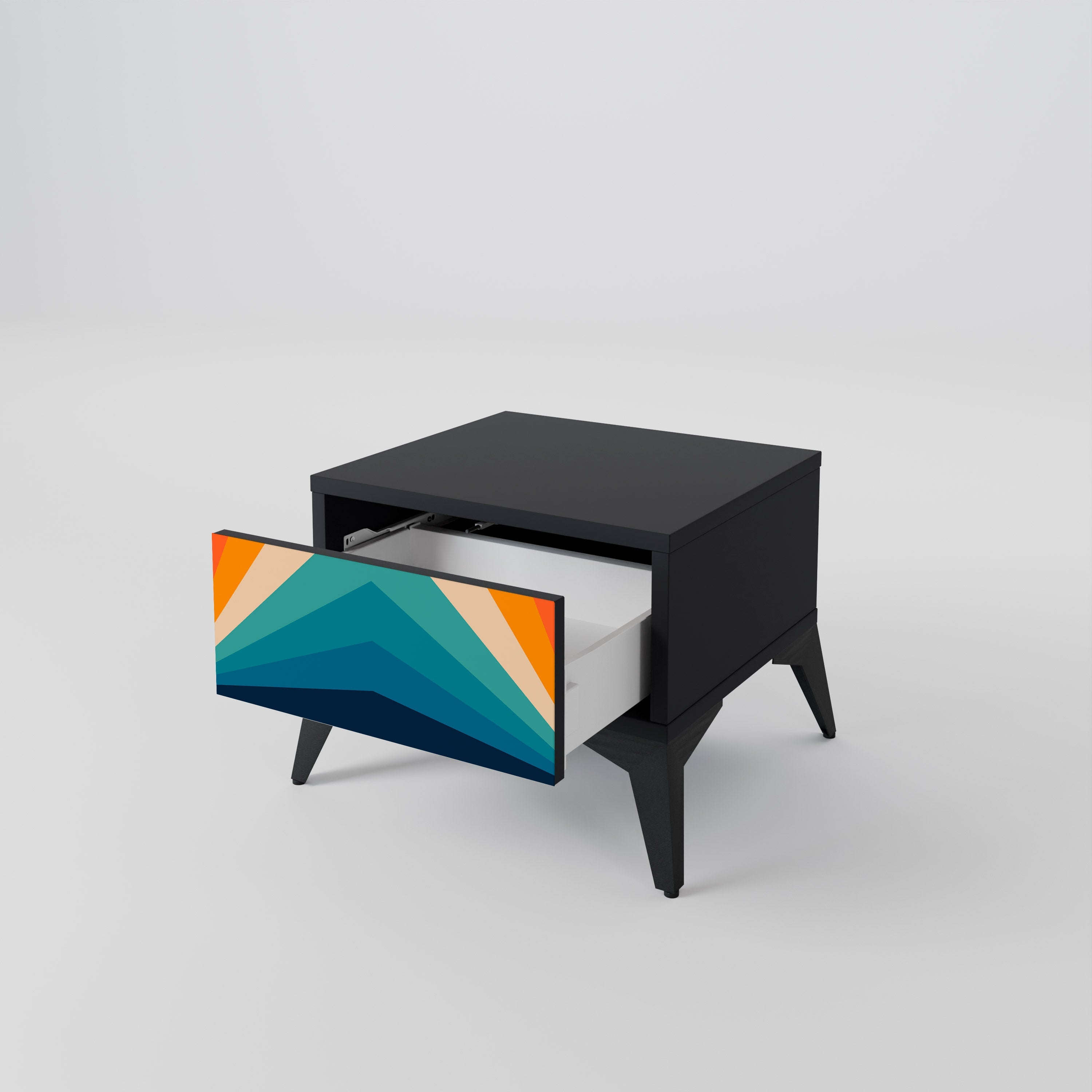 PRISM CONCUSSION Nachttisch in Schwarz