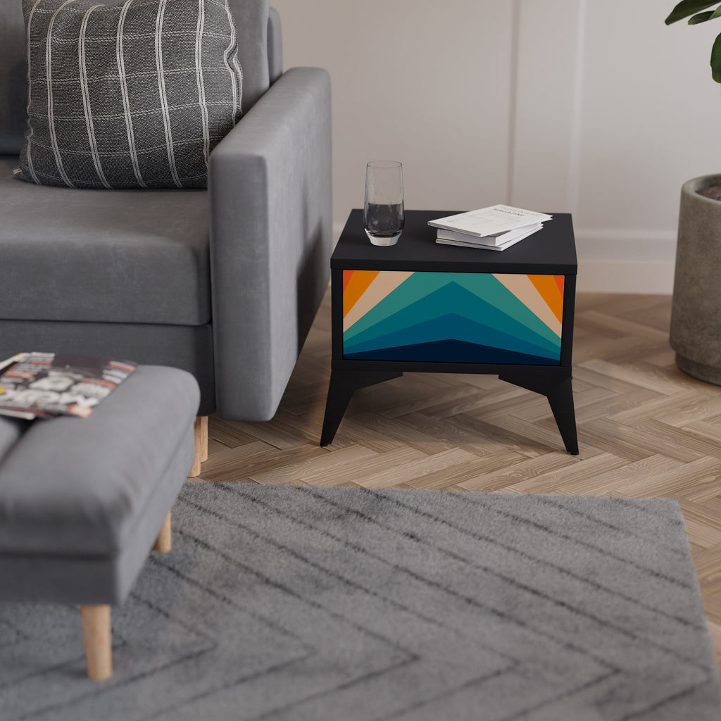 PRISM CONCUSSION Nachttisch in Schwarz