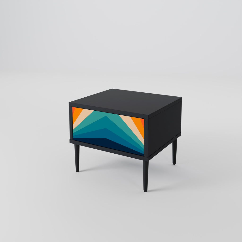PRISM CONCUSSION Nachttisch in Schwarz