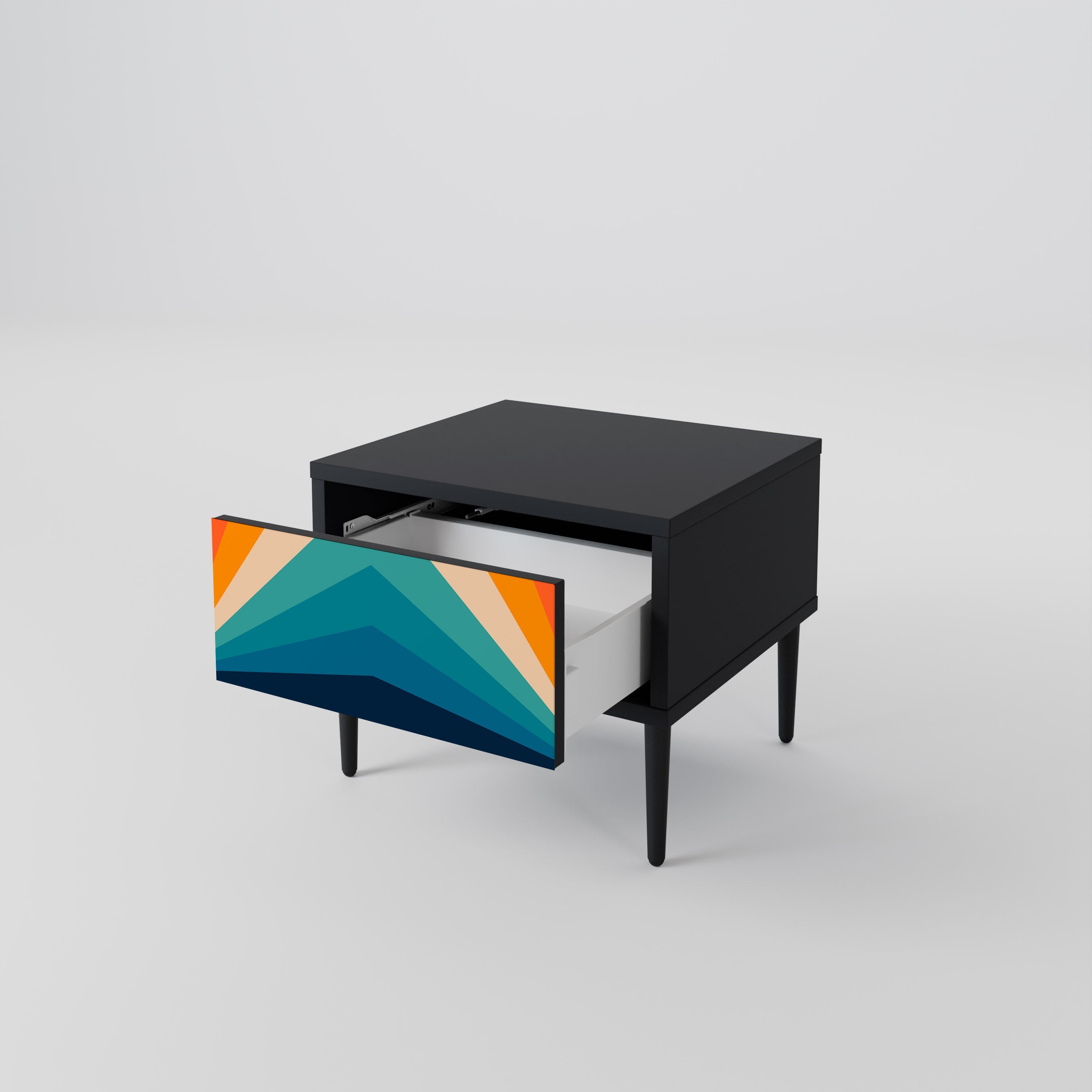 PRISM CONCUSSION Nachttisch in Schwarz