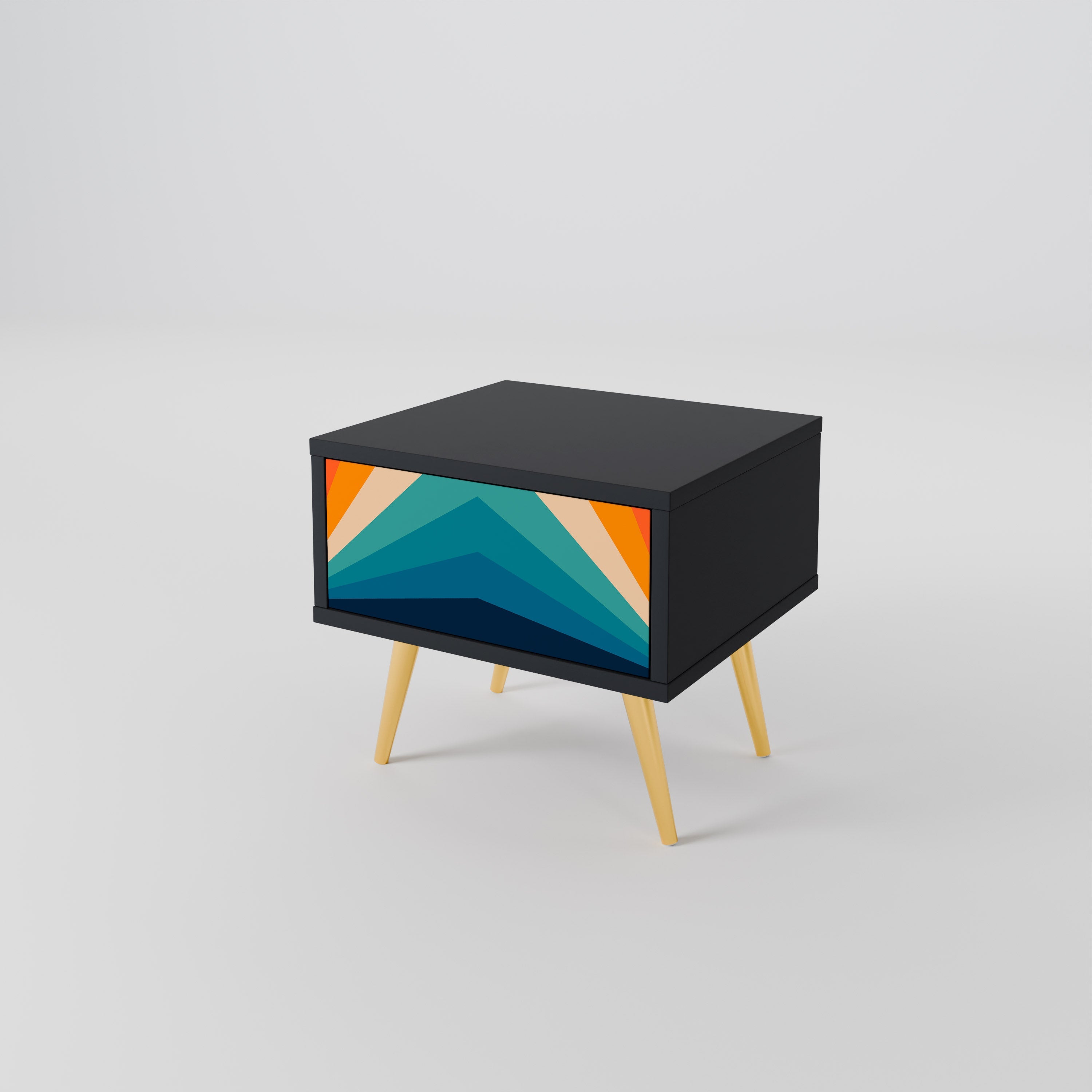 PRISM CONCUSSION Nachttisch in Schwarz