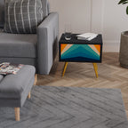 PRISM CONCUSSION Nachttisch in Schwarz