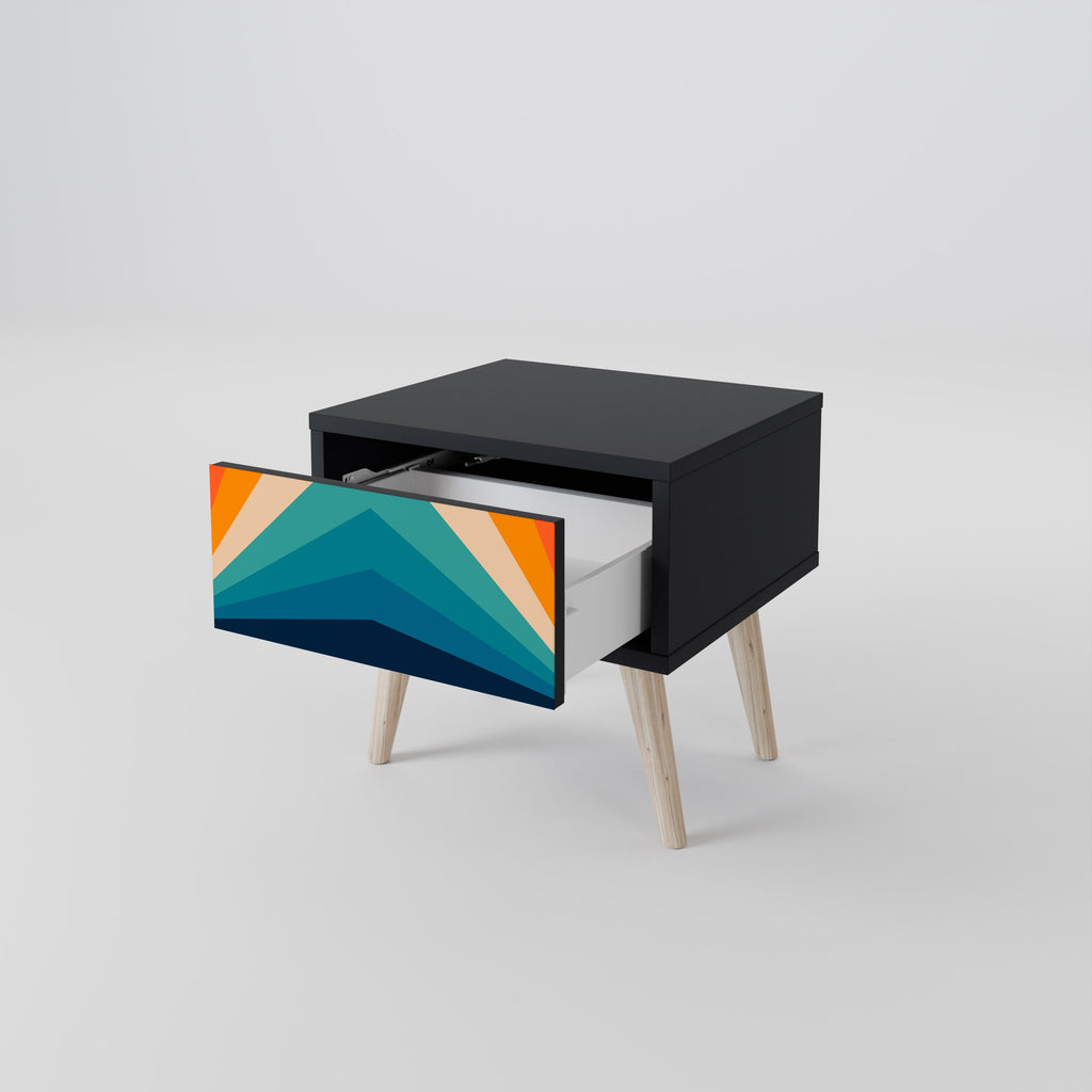 PRISM CONCUSSION Nachttisch in Schwarz