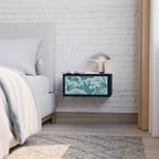 ASIAN SWAY Nightstand in Black Finish