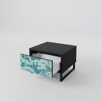 ASIAN SWAY Nightstand in Black Finish