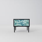 ASIAN SWAY Nightstand in Black Finish