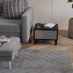 SPECTRA SHOWCASE Nightstand in Black Finish