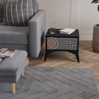 SPECTRA SHOWCASE Nightstand in Black Finish