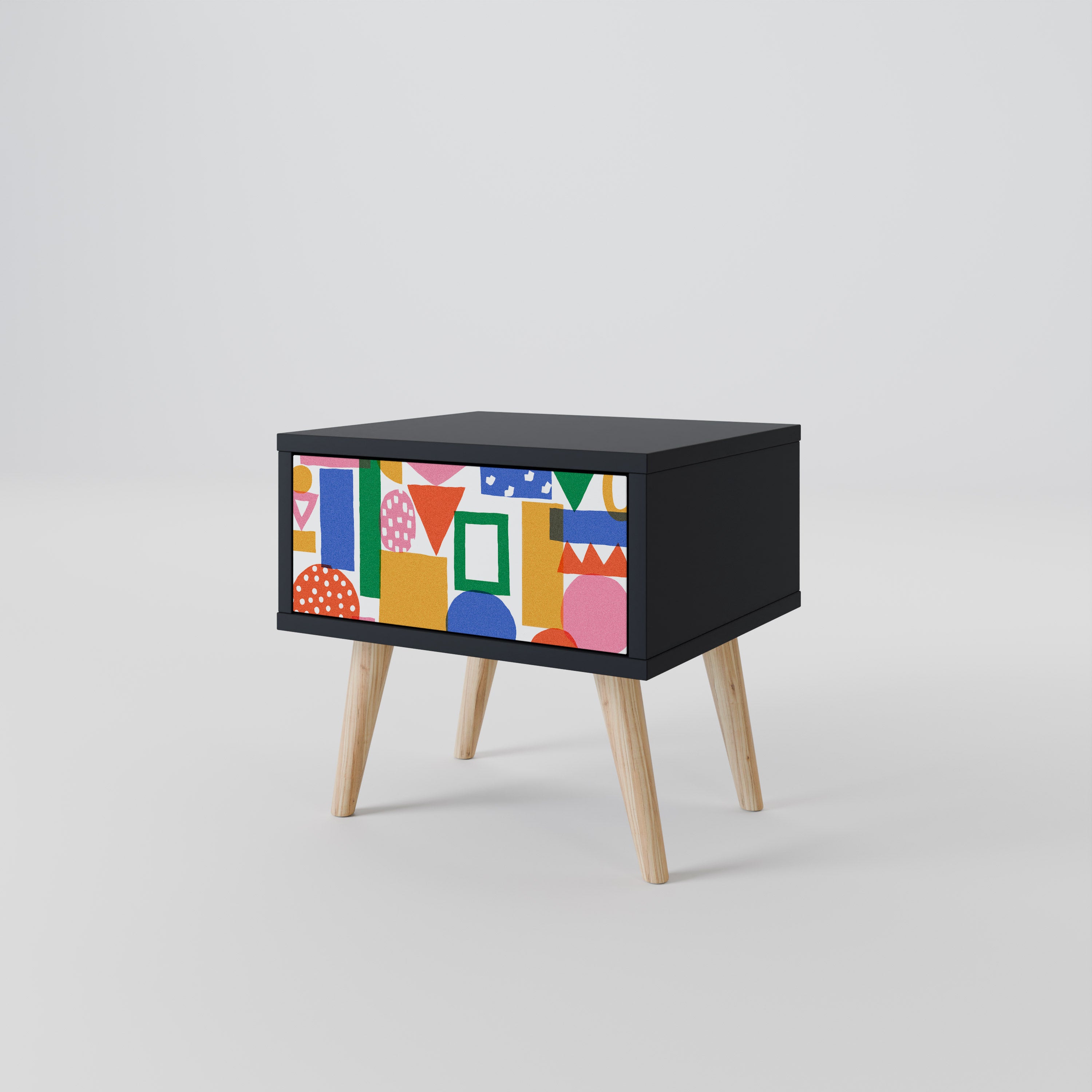 GEOMETRIC GLIMMER Nightstand