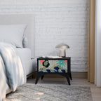 KANAGAWA BEAUTY Nachttisch in Schwarz