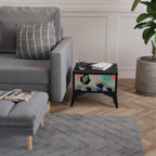 KANAGAWA BEAUTY Nachttisch in Schwarz