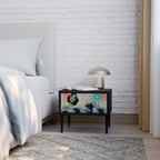 KANAGAWA BEAUTY Nachttisch in Schwarz