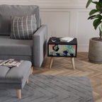 KANAGAWA BEAUTY Nachttisch in Schwarz