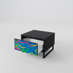 STREAMER TANGLE Nachttisch in Schwarz