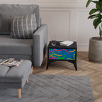 STREAMER TANGLE Nachttisch in Schwarz