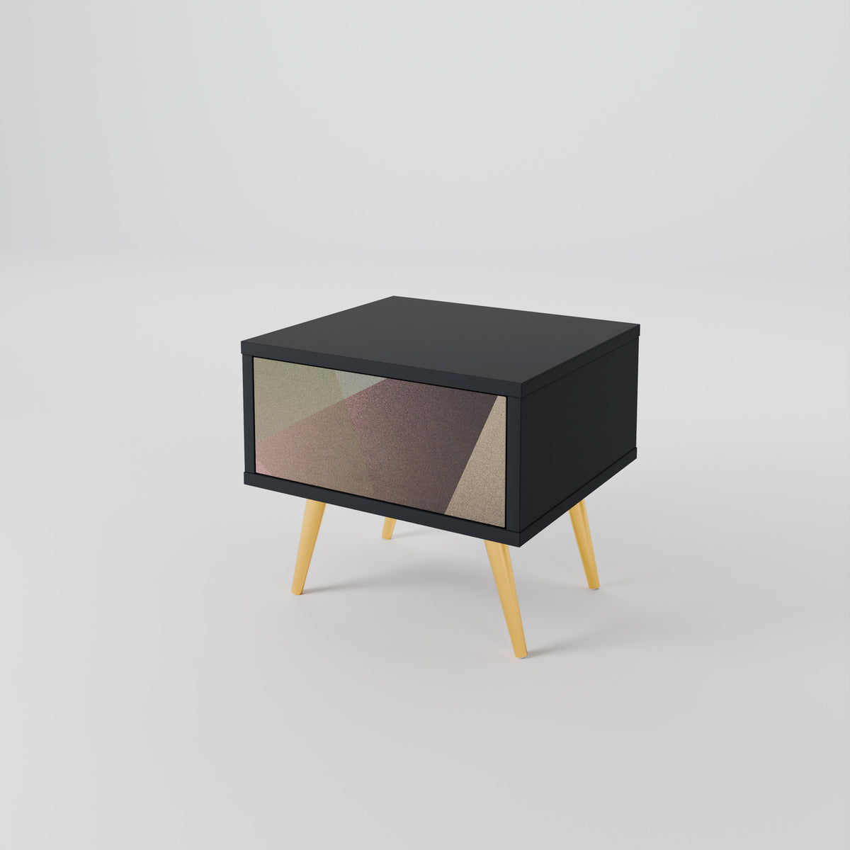 BEIGE GEOMETRY Nachttisch