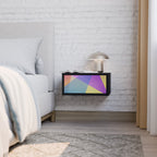 BRIGHT GEOMETRY Nachttisch in Schwarz