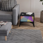 BRIGHT GEOMETRY Nachttisch in Schwarz