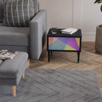 BRIGHT GEOMETRY Nachttisch in Schwarz