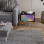 BRIGHT GEOMETRY Nachttisch in Schwarz