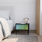 IRREGULAR BLUE Nachttisch in Schwarz