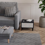 ENERGETIC SPOTS Nachttisch in Schwarz