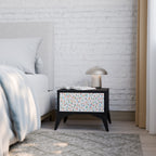 ENERGETIC SPOTS Nachttisch in Schwarz