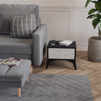 ENERGETIC SPOTS Nachttisch in Schwarz