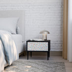 ENERGETIC SPOTS Nachttisch in Schwarz