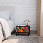 MAKESHIFT ARTISTRY Nightstand in Black Finish