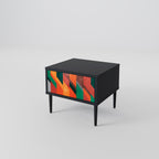 MAKESHIFT ARTISTRY Nightstand in Black Finish