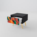 MAKESHIFT ARTISTRY Nightstand in Black Finish