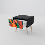 MAKESHIFT ARTISTRY Nightstand in Black Finish