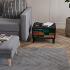 EARTHY FIGURES Nachttisch in Schwarz