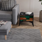 EARTHY FIGURES Nachttisch in Schwarz